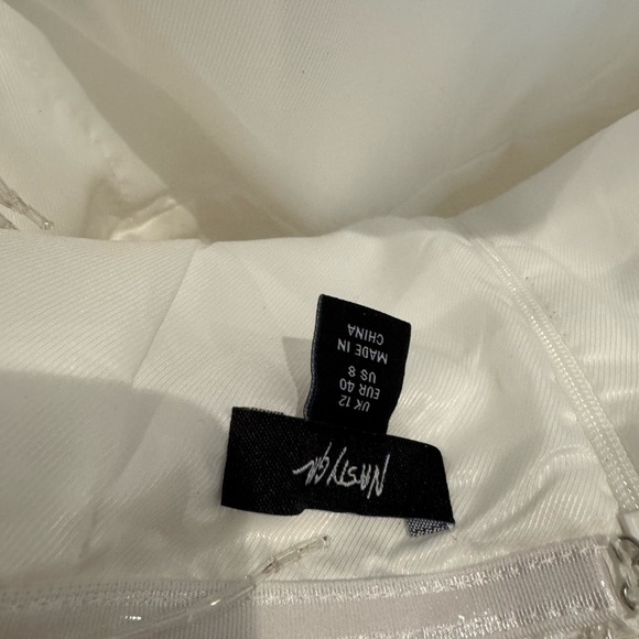 White sequin romper (NASTY GAL) - Picture 2 of 3